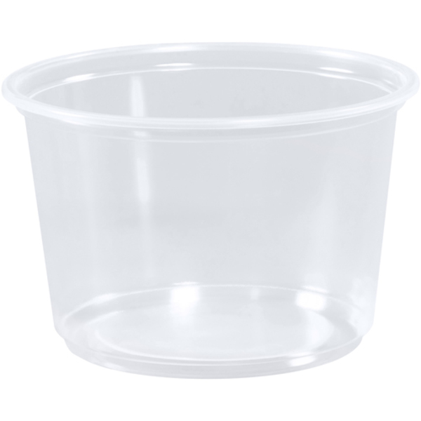 Partners Brand Deli Containers, 16 oz., 4 1/2" x 3", Clear, PK 500 DELI16